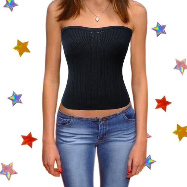 Uniqlo x Mame Kurogouchi Tube top