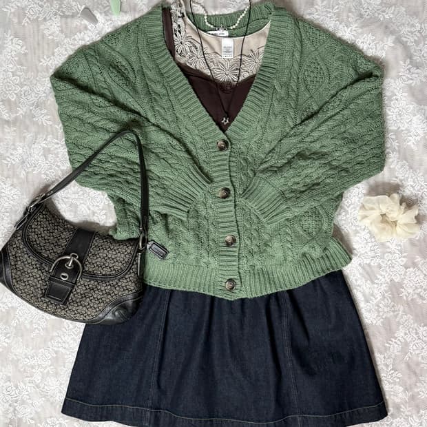 말차 초코 라떼 코디 세트 🍵