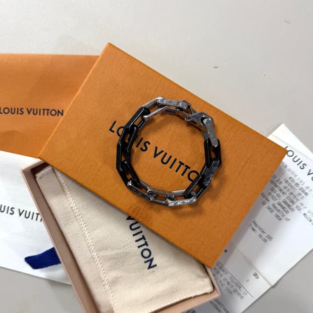 [백화점판/당일출고]루이비통 버질아블로 모노그램 체인 팔찌