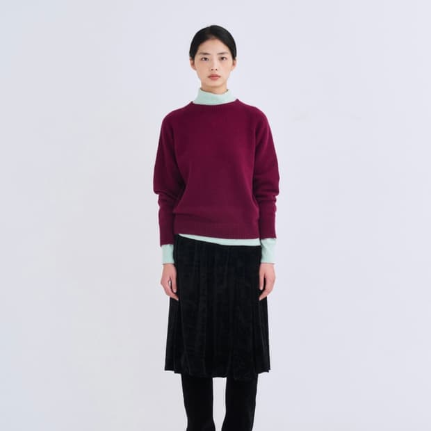포코포스카 FINE MERINO ROUND KNIT 