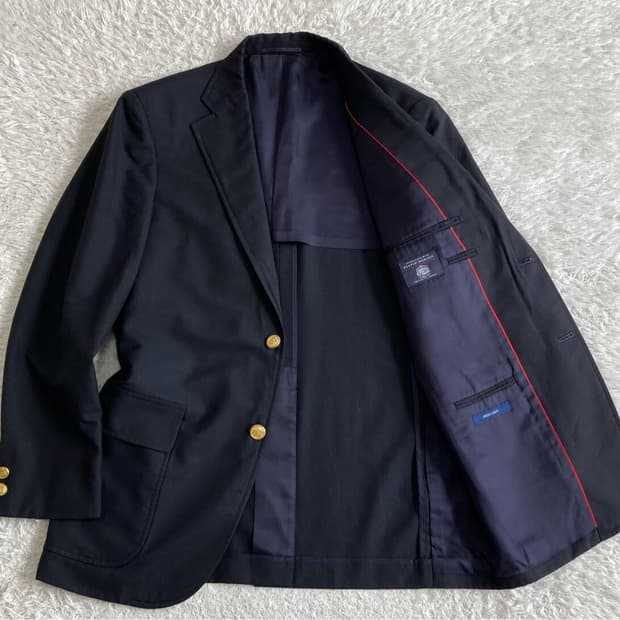 제이프레스 네이비 금장 블레이저