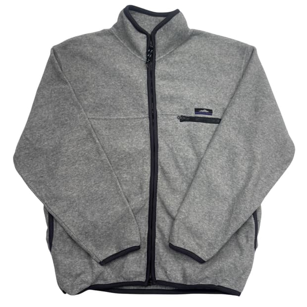 Hillcrop Sports 빈티지 그레이 플리스 자켓 L