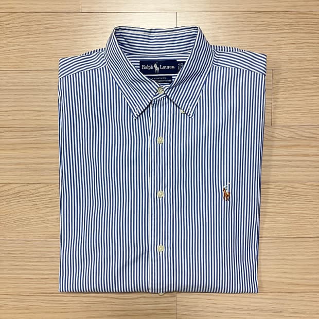 [Polo] 90s 폴로 랄프로렌 옥스포드 스트라이프 셔츠 야머스핏