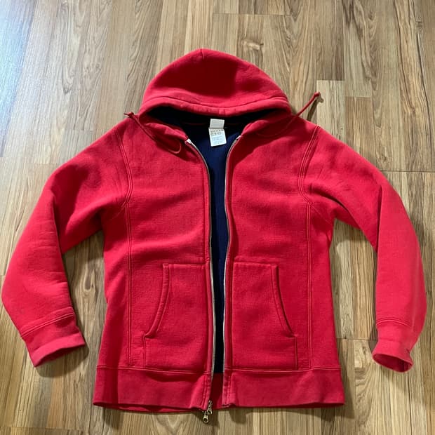 캠버 스페셜 에디션 써멀 와플 더블페이스 후디 집업 made in USA