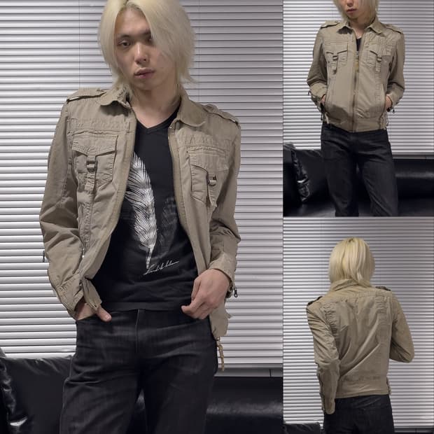 {DIESEL} Multi-Pocket Flight Jacket 