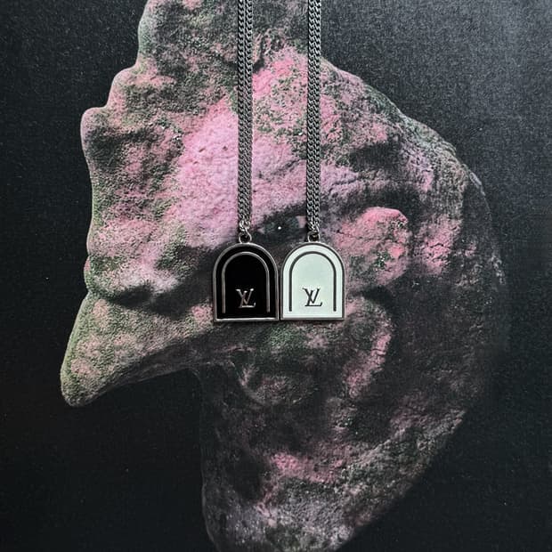 루이비통 빅 볼드 아치 실버 목걸이 업사이클링 목걸이 빈티지 목걸이