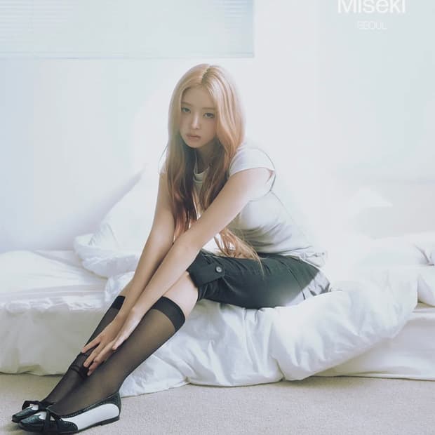 [레이 PICK]Rolled button capri pants BLACK