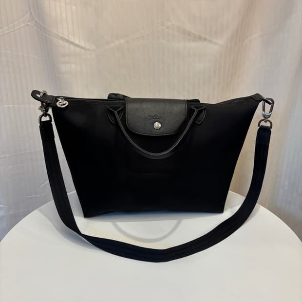 정품 롱샴 르플리아쥬 블랙 라지     