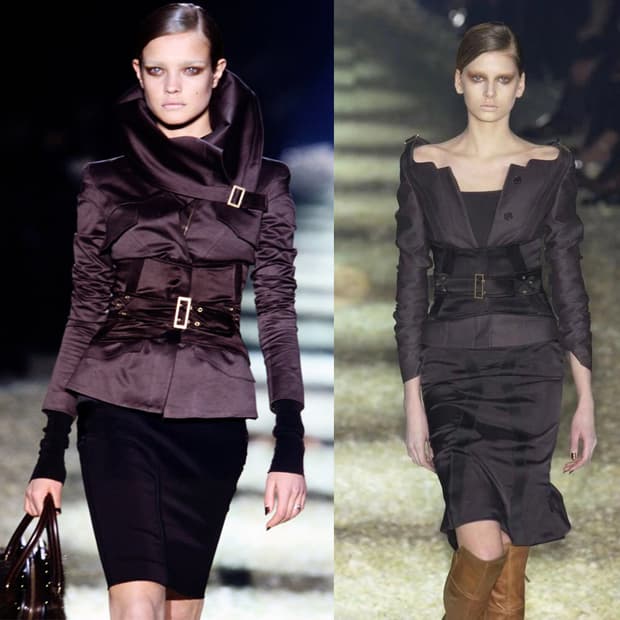 구찌 by 톰 포드 2003 F/W 코르셋 벨트 블랙