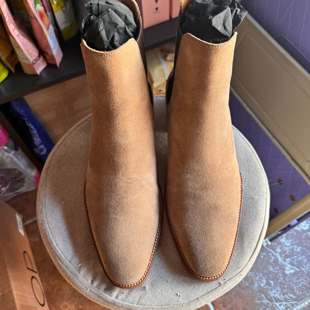 생로랑 / 와이어트 첼시 부츠, 베이지 / 40