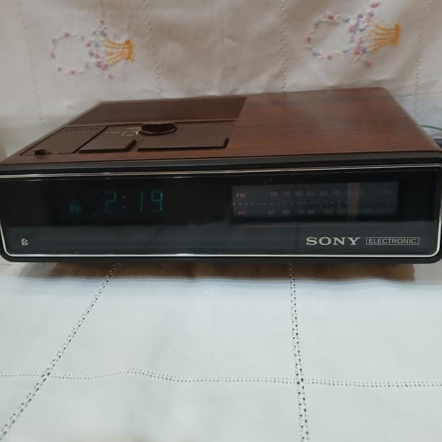 70년대 빈티지 소니 ICF-C530 디지털 시계 라디오