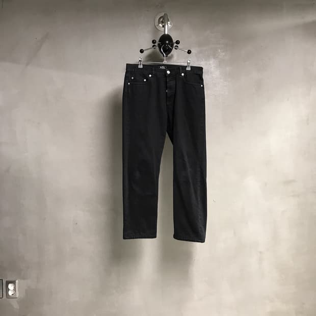 APC 아페쎄 흑청 데님 팬츠 32