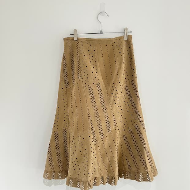 vintage cut out skirt