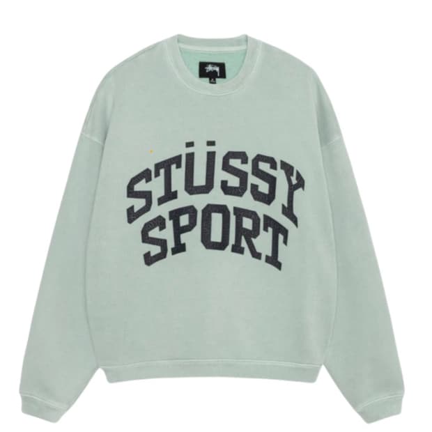 스투시 빅 크랙클 스포츠 맨투맨