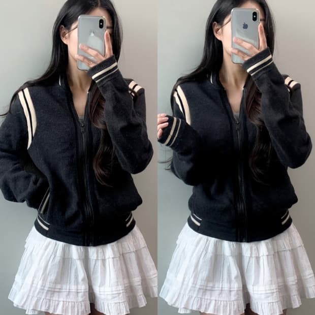 시스템 울 양피 자켓