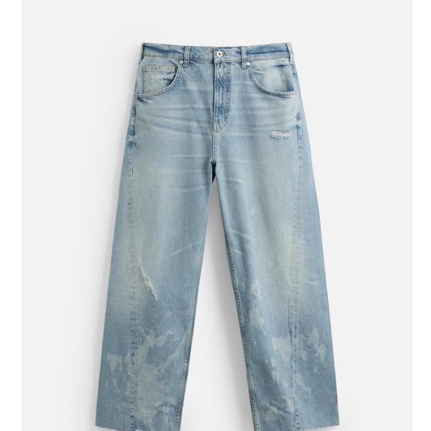 자라 스티치 배기진 32