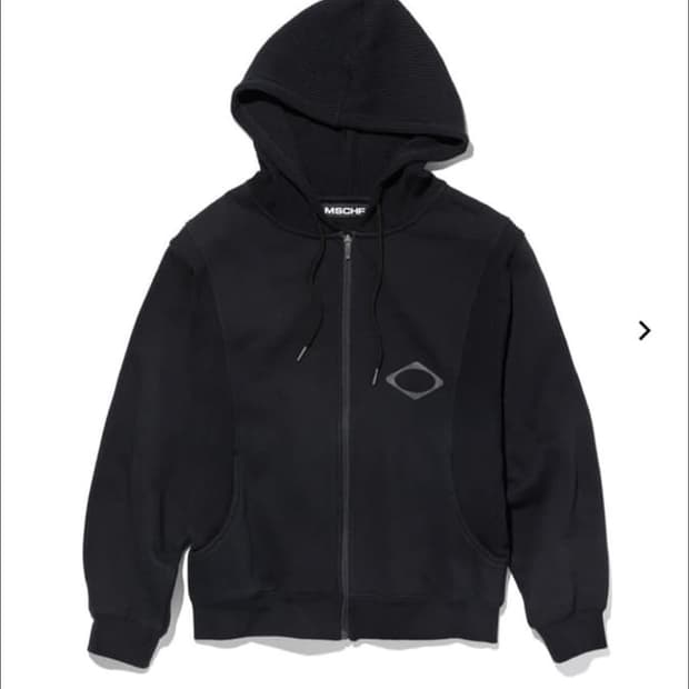 미스치프 와플 후드집업 블랙 M