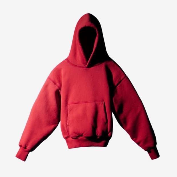 (S) Yeezy Gap Hoodie Red 이지 갭 후드 레드