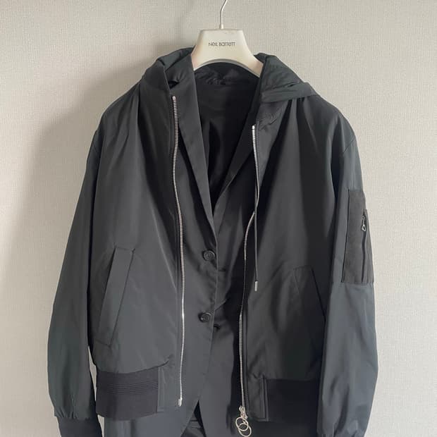 닐바렛 투웨이 봄버와조끼세트