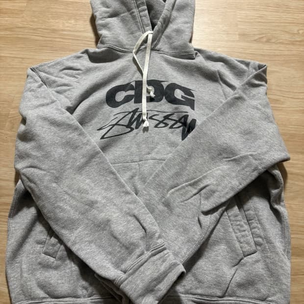 스투시 cdg 후드티