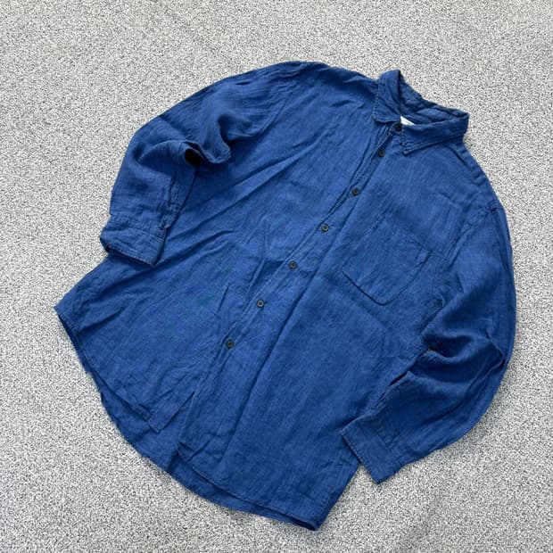 XL 유니클로 남성 린넨 셔츠 남방 0323J