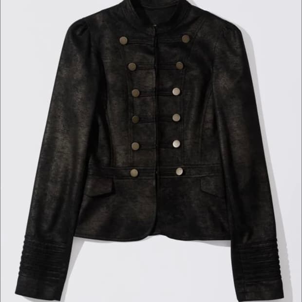 (구매글)스컬프터 나폴레옹자켓 BLACK  M