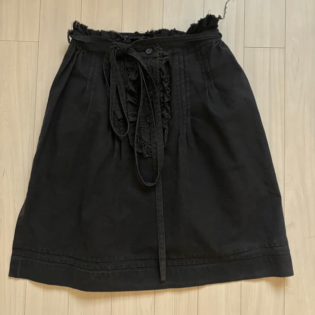 Bernhard Willhelm 버나드 윌헴 블랙 랩스커트