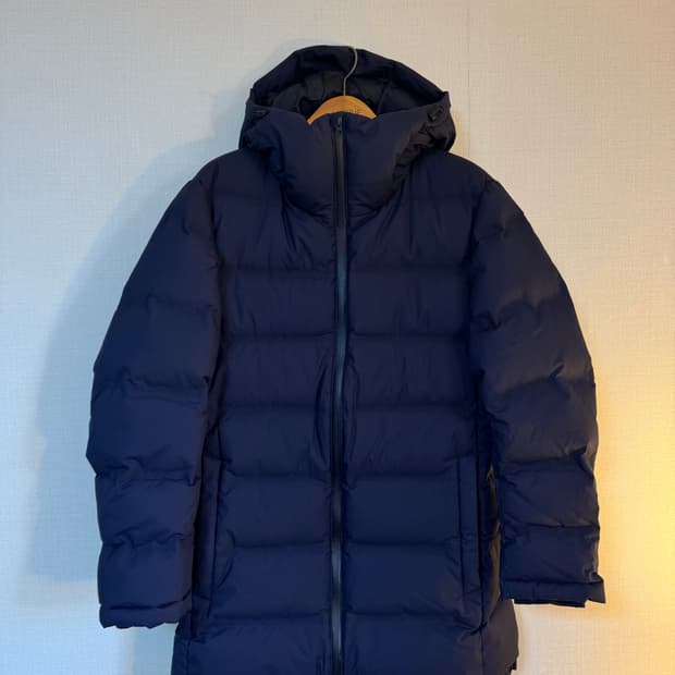 [M]유니클로 심리스 다운파카 네이비