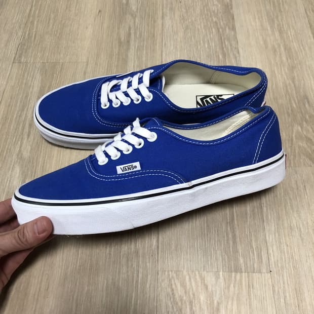 (265) 반스 VANS 어센틱 로얄 블루 스니커즈