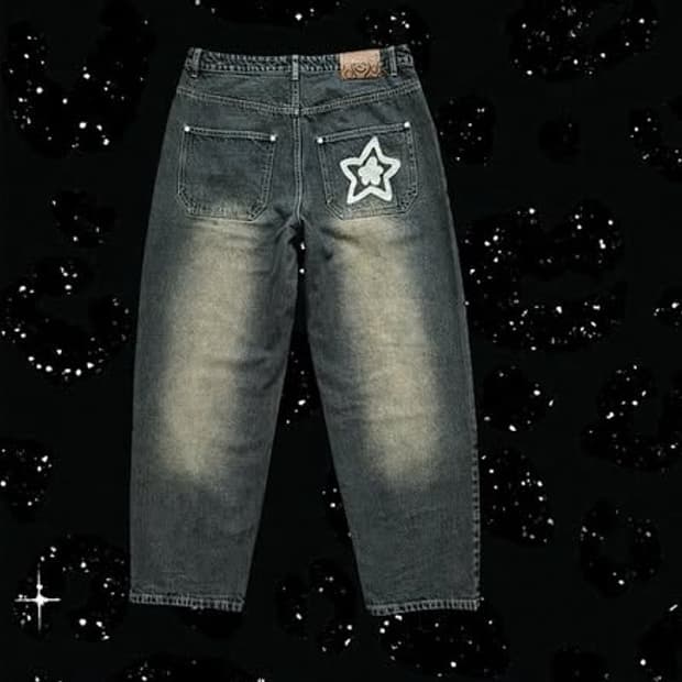 스타팀 워시드 데님 32size