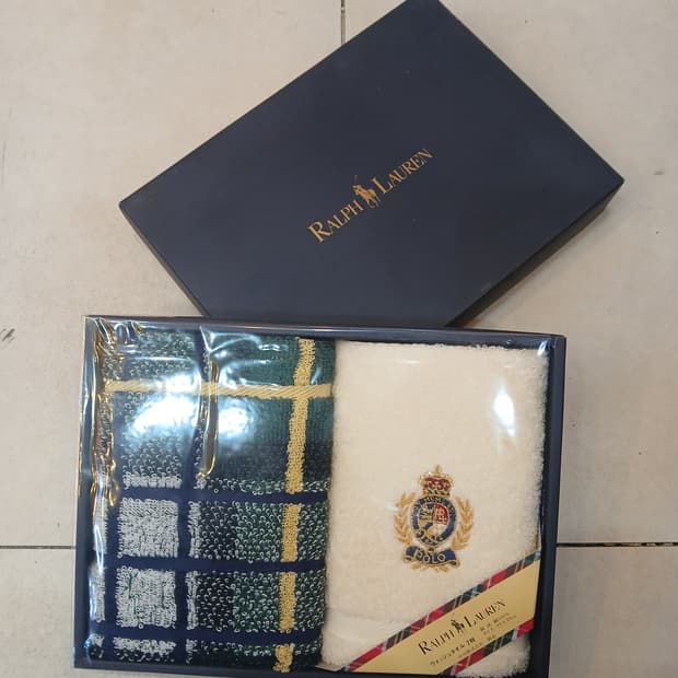 빈티지 폴로 랄프로렌 핸드타올 셋트