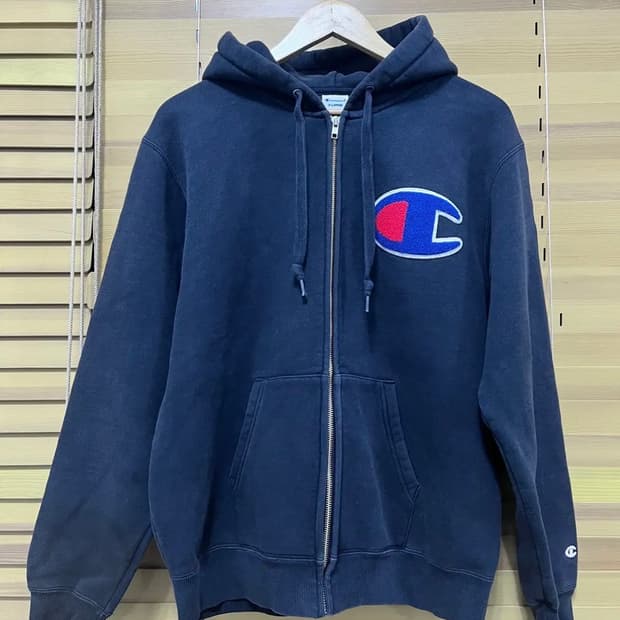 챔피온 빅로고 후드집업 XL사이즈