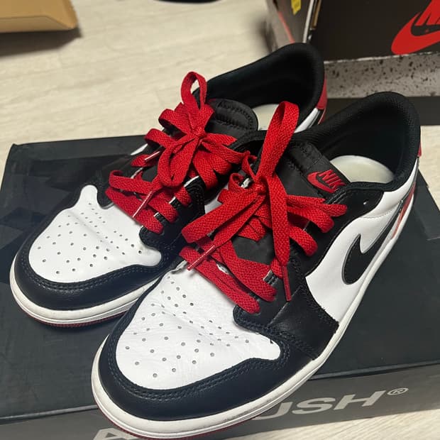 265)조던1 블랙토 로우