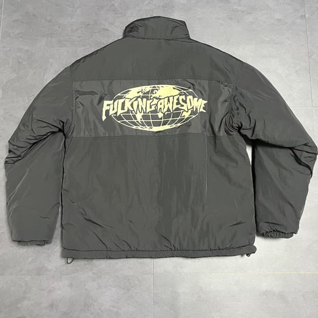 퍼킹어썸 리버스 푸퍼 자켓 블랙 S