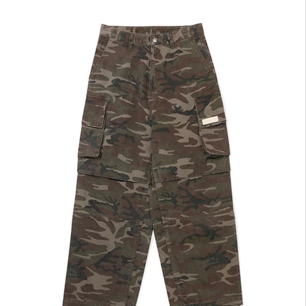 Yeel 카모 포켓 카고팬츠