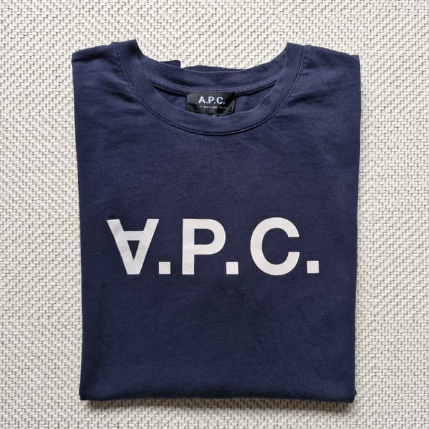 아페쎄 로고 반팔티 M 