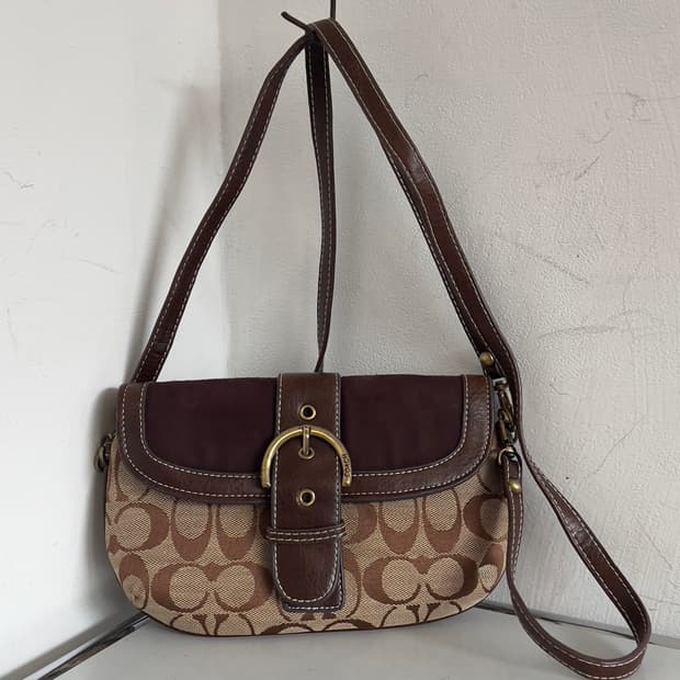 Coach vintage mini shoulder+cross bag