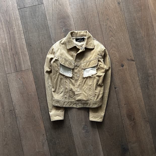 Distressed Corduroy Jacket