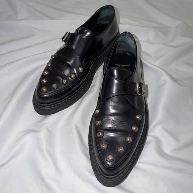 생로랑 14AW 스터드 클리퍼 by 에디슬리먼