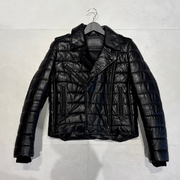 알렉산더왕xH&M 레더 라이더 패딩자켓(90)