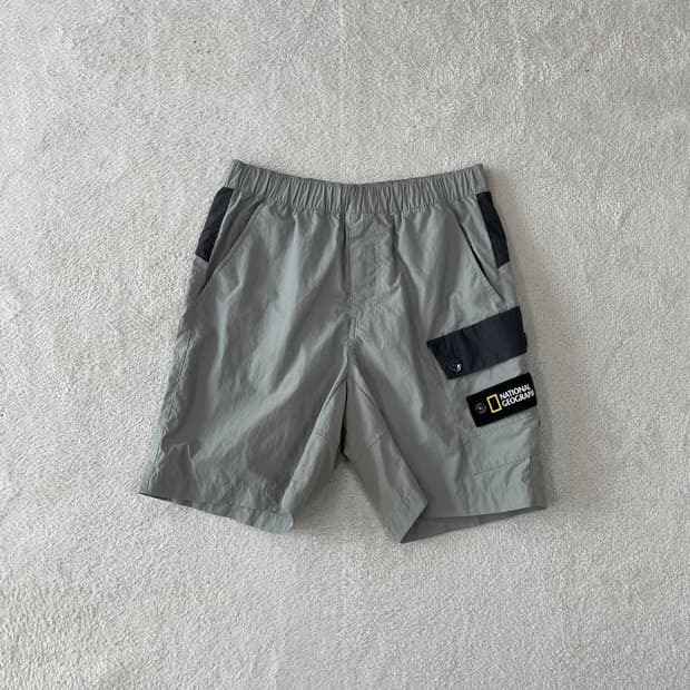 S 내셔널지오그래픽 나일론 반바지 카고