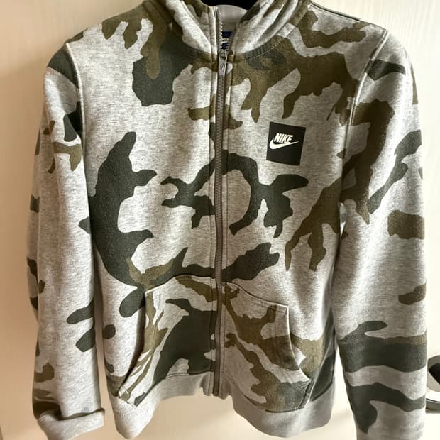 나이키 카모 기모 집업