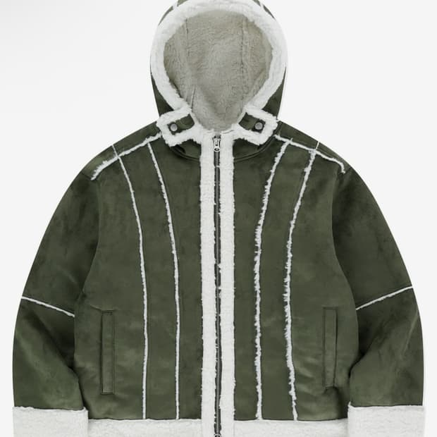 로맨틱 크라운 모터사이클 무톤 자켓_카키_M