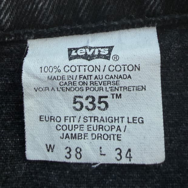 90‘s유럽한정535 유로핏 스트레이트 레그 38/34