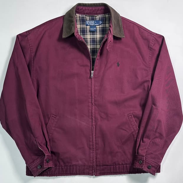 폴로 랄프로렌 버건디 스윙탑 자켓