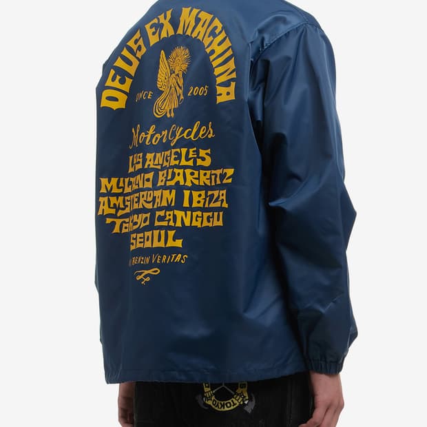 데우스 엑스 마키나 코치 자켓 네이비
