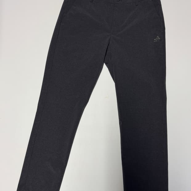 아디다스 골프 기능성 체크 바지 그레이 31.5인치