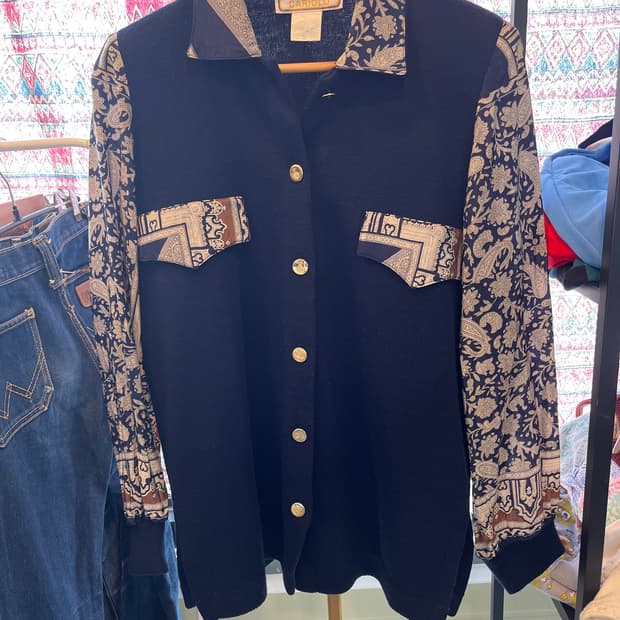 Vintage 70s-90s CARIOLO 패턴 셔츠