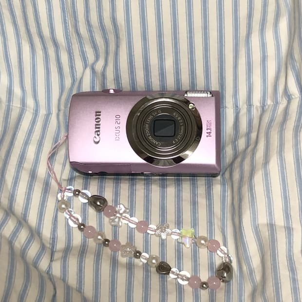 캐논 익서스 210 ixus 빈티지 핑크 디카 디지털 카메라