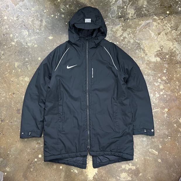 XXL) 나이키 빅스우시 로고 후드 패딩 필드자켓 점퍼 벤치파카